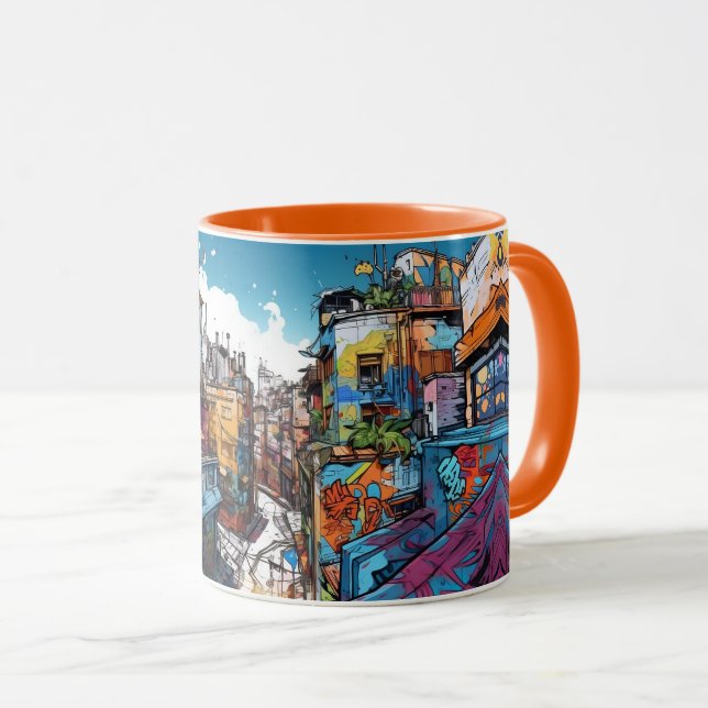 Mug Peindre la ville (Devant droit)