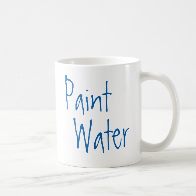 Mug Peindre L'Eau Pas Peindre L'Eau Pour L'Artiste Hum (Droite)