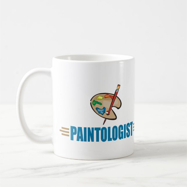 Mug Peintre drôle (Gauche)