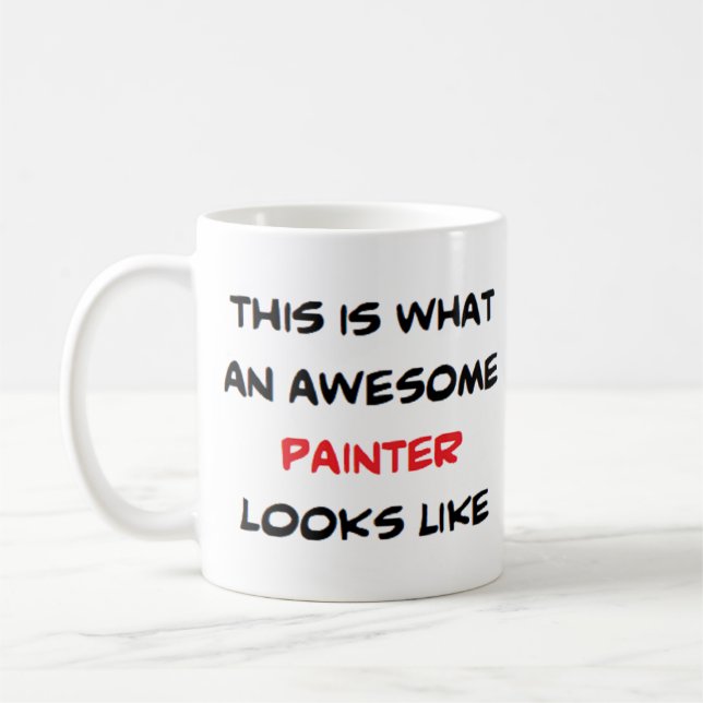 Mug peintre, génial (Gauche)