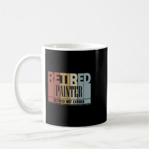 Mug Peintre retraité Cadeau de retraite Vintage non ex