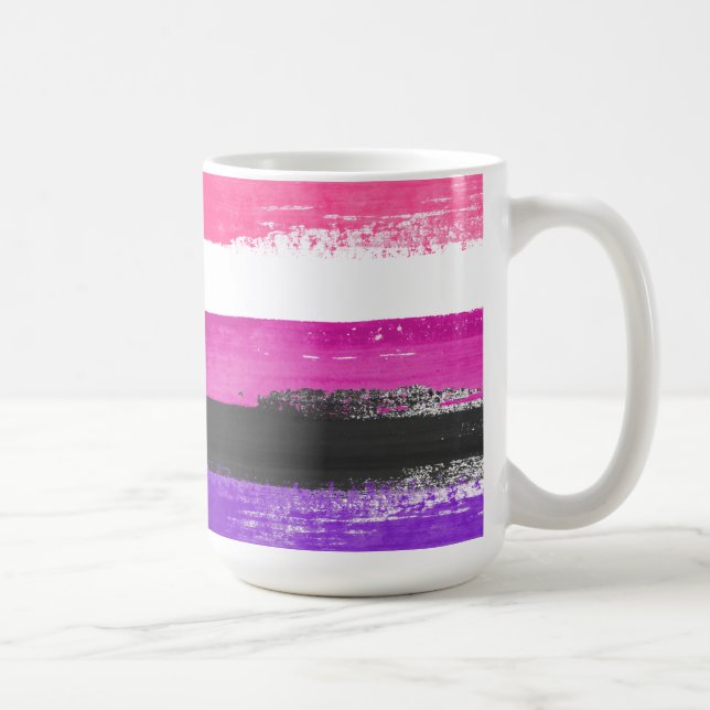 Mug Peinture à fioriture Genderfluide (Droite)