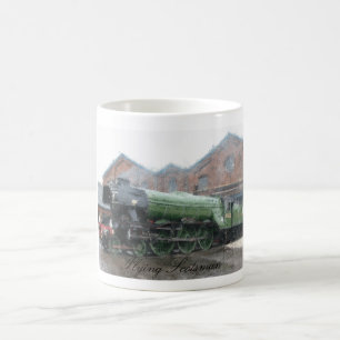 Mug Peinture à l'huile de train à vapeur