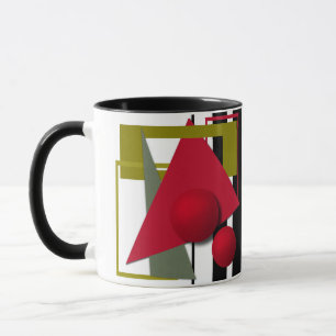 Mug Peinture Abstraite, formes géométriques