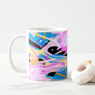 Mug Peinture Abstraite géométrique à trois dimensions