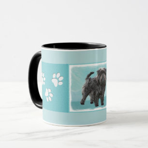 Mug Peinture Affenpinscher - Joli art original chien