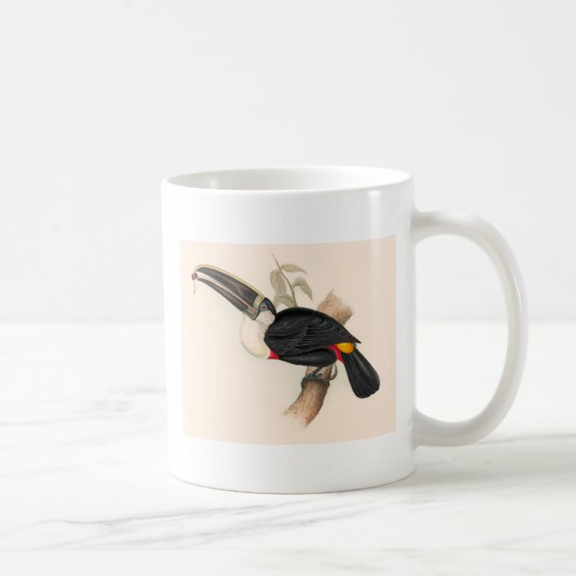 Mug Peinture animalière d'antiquités Toucans (Droite)