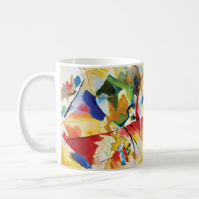 Mug Peinture au Centre Vert par Wassily Kandinsky Co (Gauche)