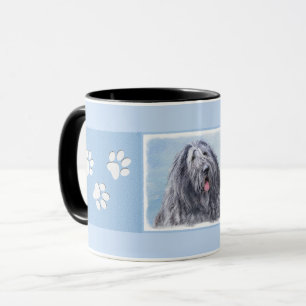 Mug Peinture Bergamasco Sheepdog - Chien original mign