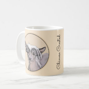 Mug Peinture Chinoise sans cheveux peint art original 
