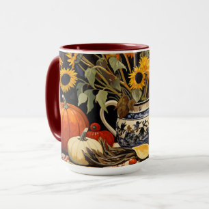 Mug Peinture d'automne de Thanksgiving