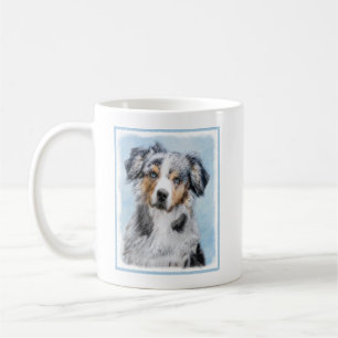 Mug Peinture de berger américaine miniature - Chien Ar