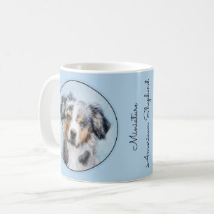 Mug Peinture de berger américaine miniature - Chien Ar