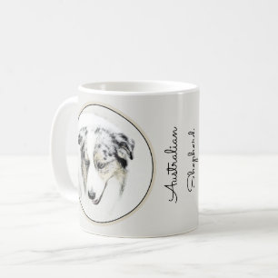Mug Peinture de berger australien - Art original de ch