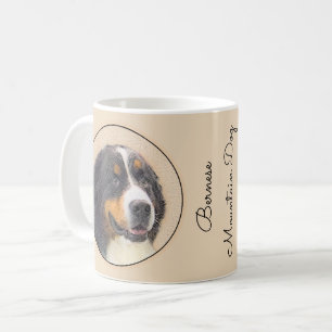 Mug Peinture de chien de montagne bernoise - Art origi