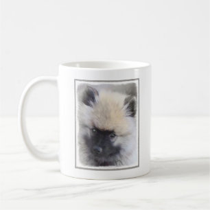 Mug Peinture de chiot de Keeshond - jolie art de chien