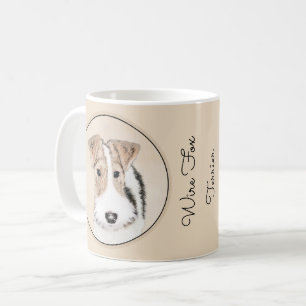 Mug Peinture de Fox Terrier de fil - art original