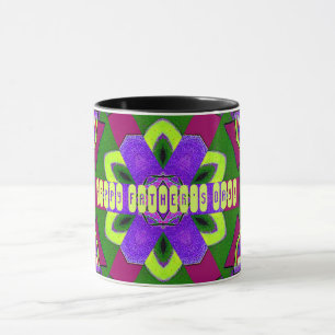 Mug Peinture de kaléidoscope pour la fête des pères