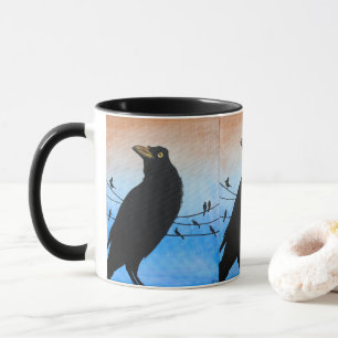 Mug Peinture de la nature et de la faune de l'oiseau G