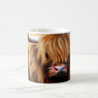 Mug Peinture de la vache des Highlands