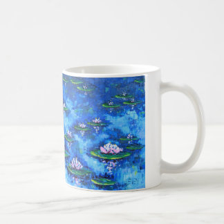Mug Peinture de nénuphar, art de fleur, fleurs