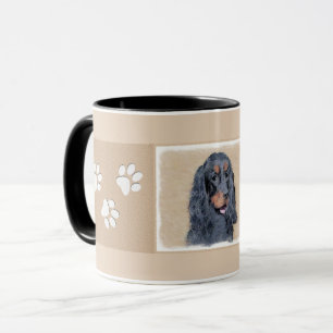 Mug Peinture de Setter Gordon - Art Original de Chien