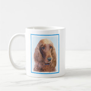 Mug Peinture de Setter irlandais - Joli art original d