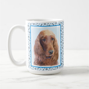 Mug Peinture de Setter irlandais - Joli art original d