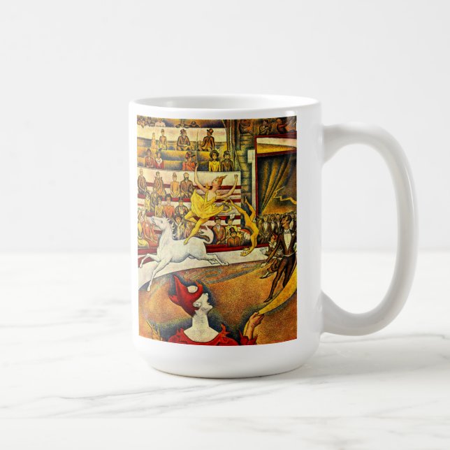 Mug peinture de seurat - le cirque (Droite)