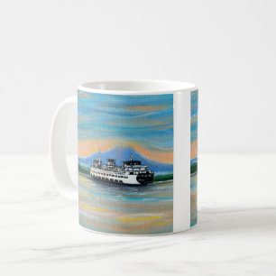Mug Peinture de traversier Sunrise