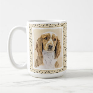 Mug Peinture de Welsh Springer Spaniel - Art de chien 