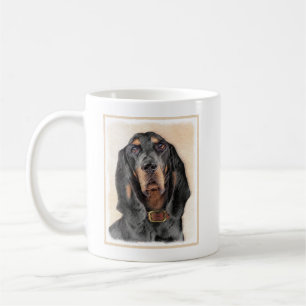 Mug Peinture en noir et blanc - Art original Chien
