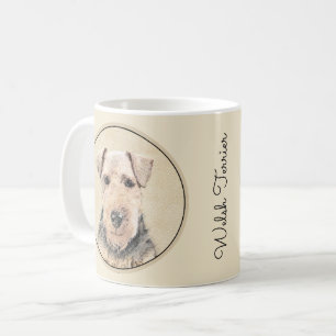 Mug Peinture galloise Terrier - Cute Original Chien Ar