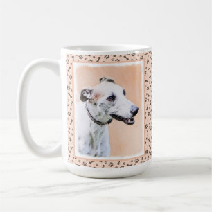 Mug Peinture Greyhound - Cute Original Chien Art