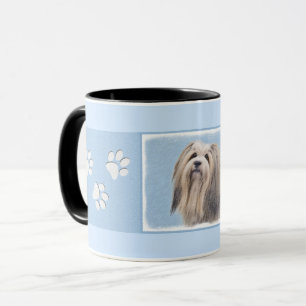 Mug Peinture Havanaise (Argent) - Cute Original Chien 