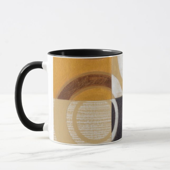 Mug Peinture moderne avec Motifs circulaires (Gauche)
