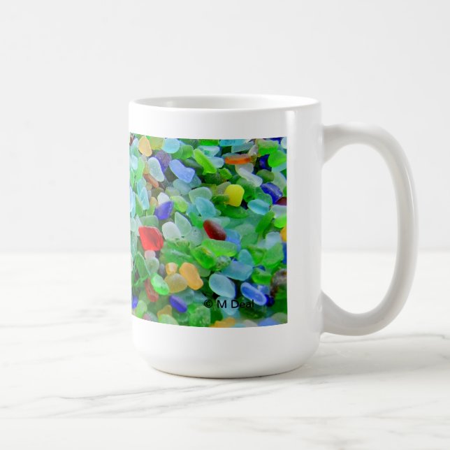 Mug Peinture murale en verre de mer (Droite)