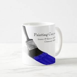 Mug Peinture Peintre Service Société Pinceau Bleu