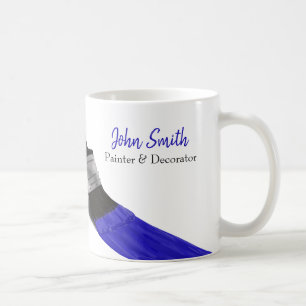 Mug Peinture Peintre Service Société Pinceau Bleu
