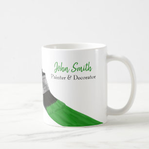 Mug Peinture Peintre Service Société Pinceau vert