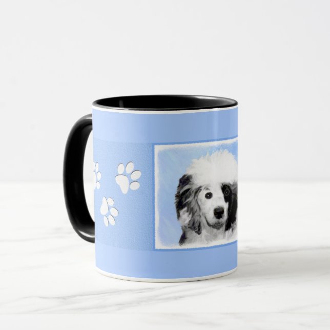 Mug Peinture Portugaise de Chien d'Eau - Art original  (Devant gauche)