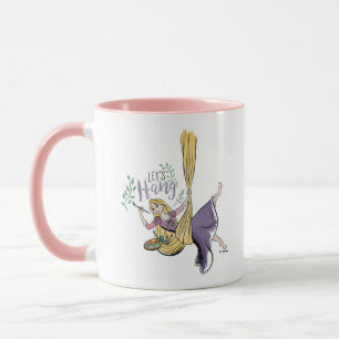 Mug Peinture Rapunzel "Accrochons-nous"