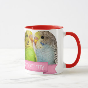 Mug Peinture réaliste de perruches