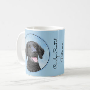 Mug Peinture Retriever recouverte de boue - Art Chien