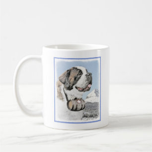 Mug Peinture Saint Bernard - Cute Original Chien Art
