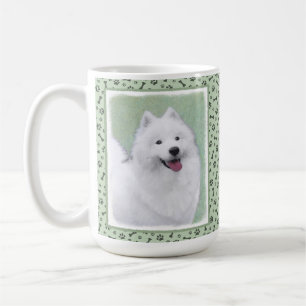 Mug Peinture Samoyed - Cute Original Chien Art
