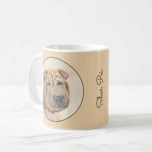 Mug Peinture Shar Pei - Cute Original Chien Art