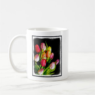 Mug Peinture Tulip - Art Fleur original