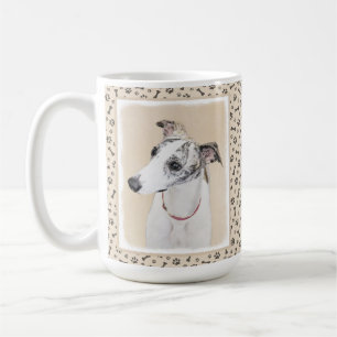 Mug Peinture Whippet - Jolie art original chien