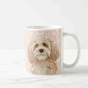 Mug Peintures de chien de Labradoodle/amour de